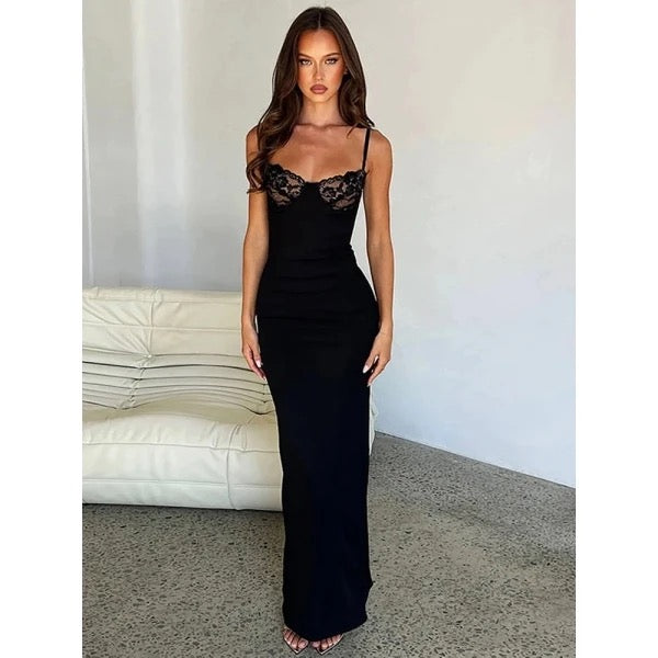 Robe longue noir