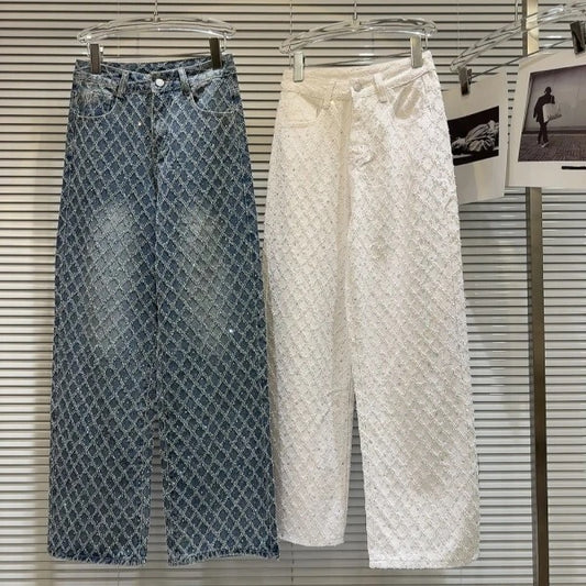 Jeans à strass